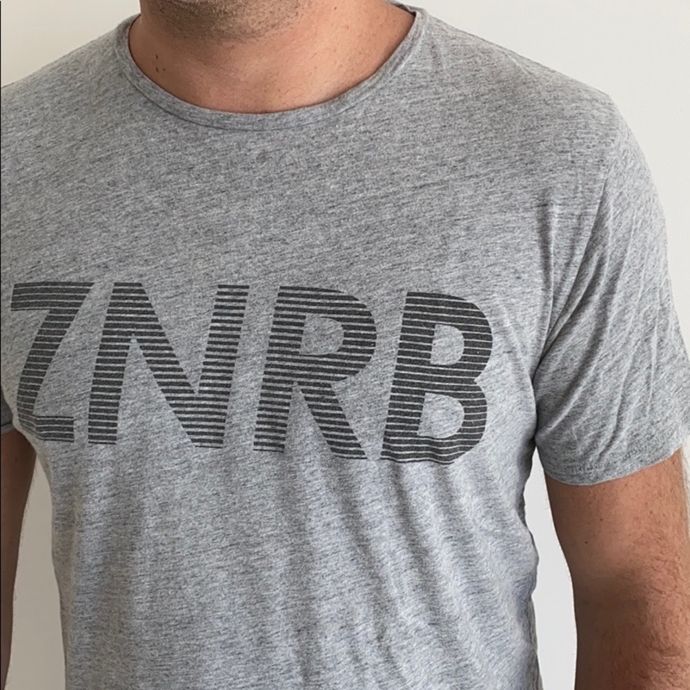 Zanerobe Gray Logo T-Shirt - Picture 2 of 6